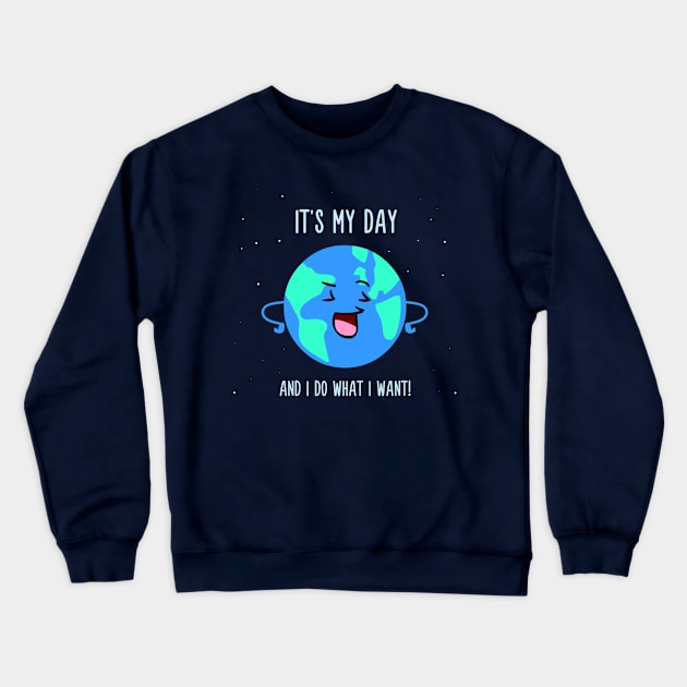 Earth Day Crewneck Sweatshirt by AnishaCreations